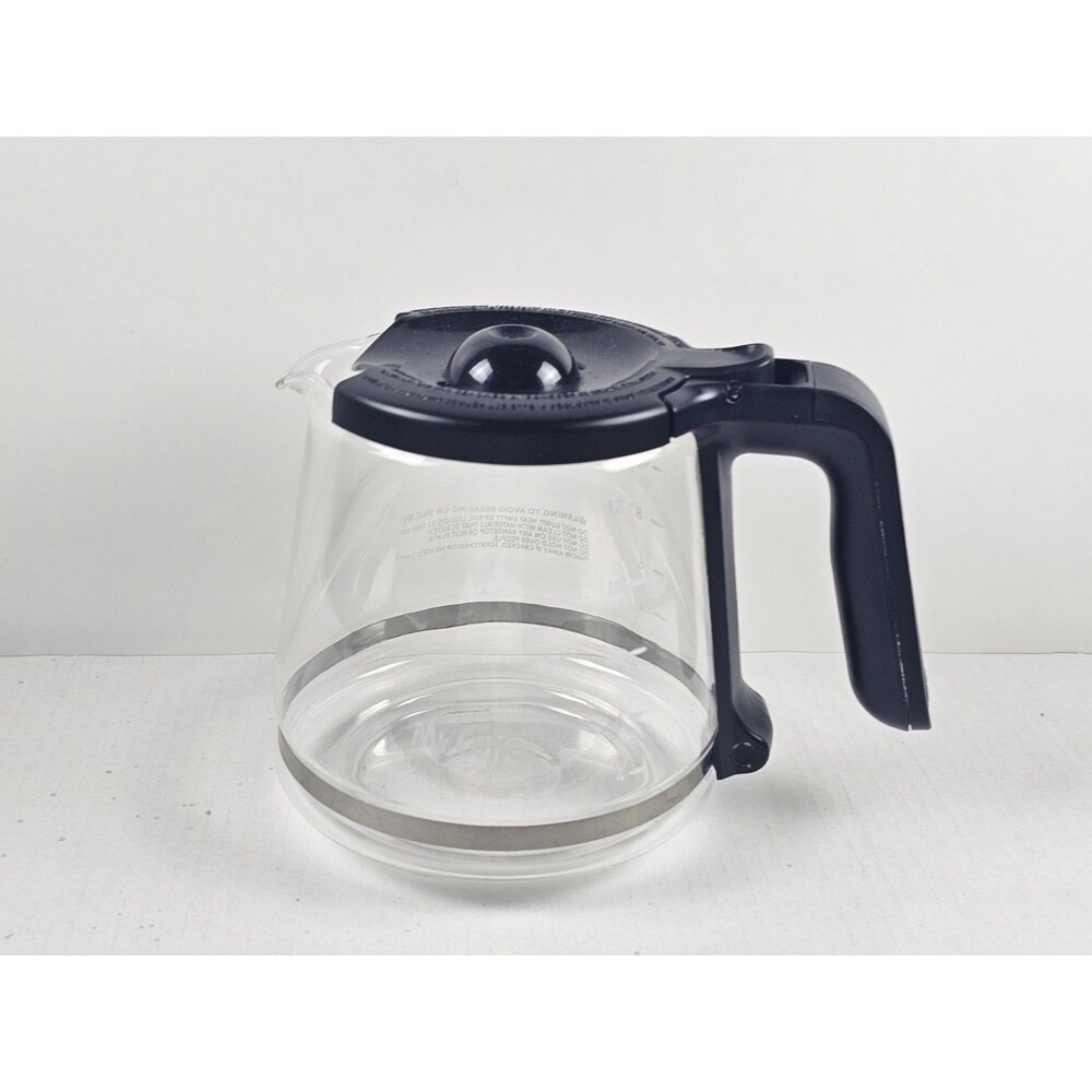 Mr Coffee Replacement 12 Cup Carafe Coffee Maker Pot Glass w/ Plastic Handle